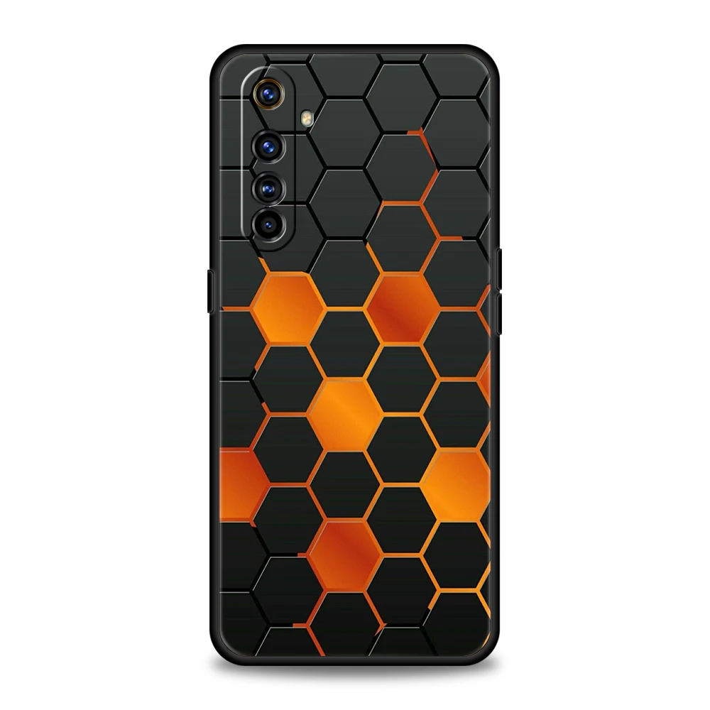Stylish White Honeycomb Soft TPU Phone Case Cover