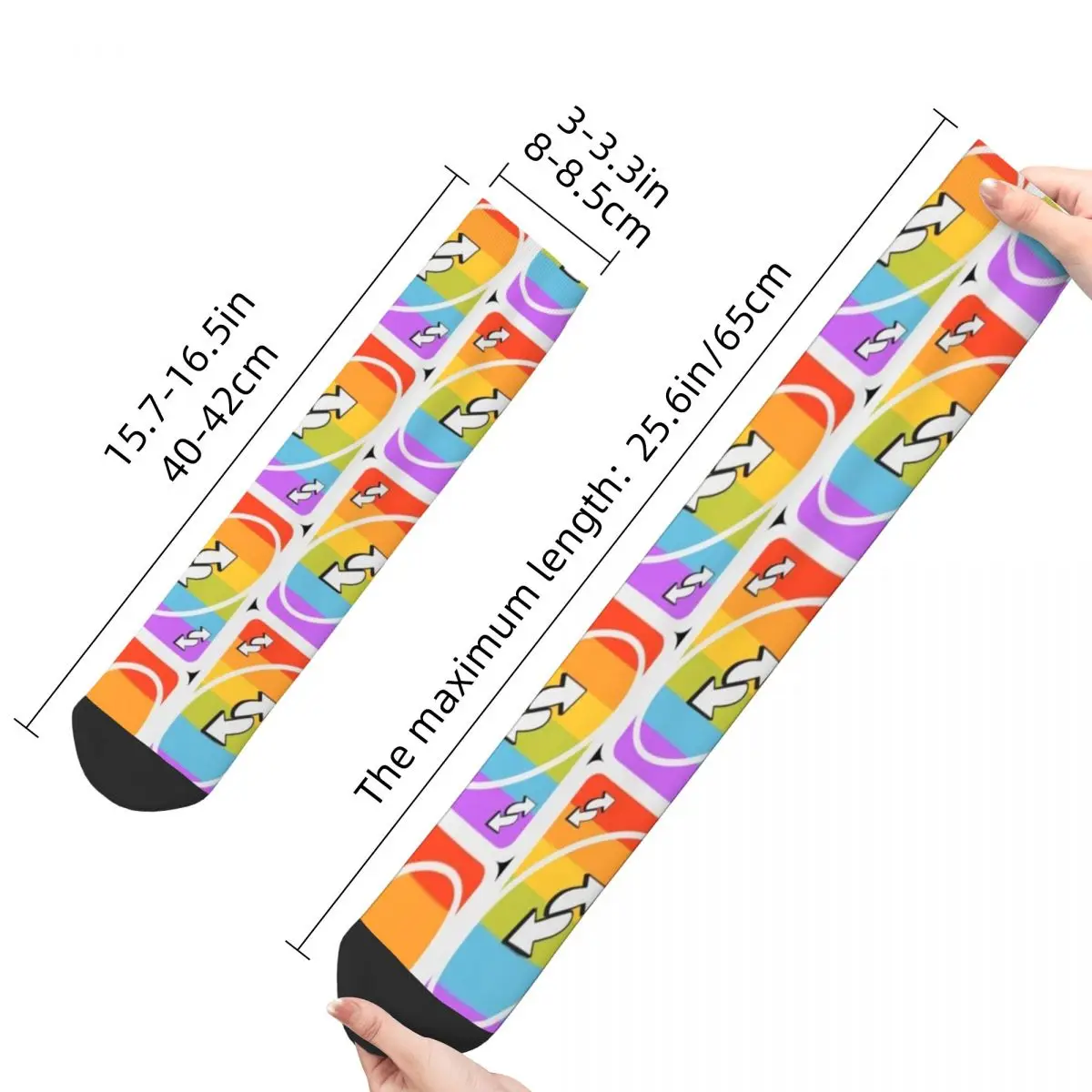 Gay Pride Uno Reverse Card Socks Soccer tennis Luxury Woman Socks Men's -  AliExpress