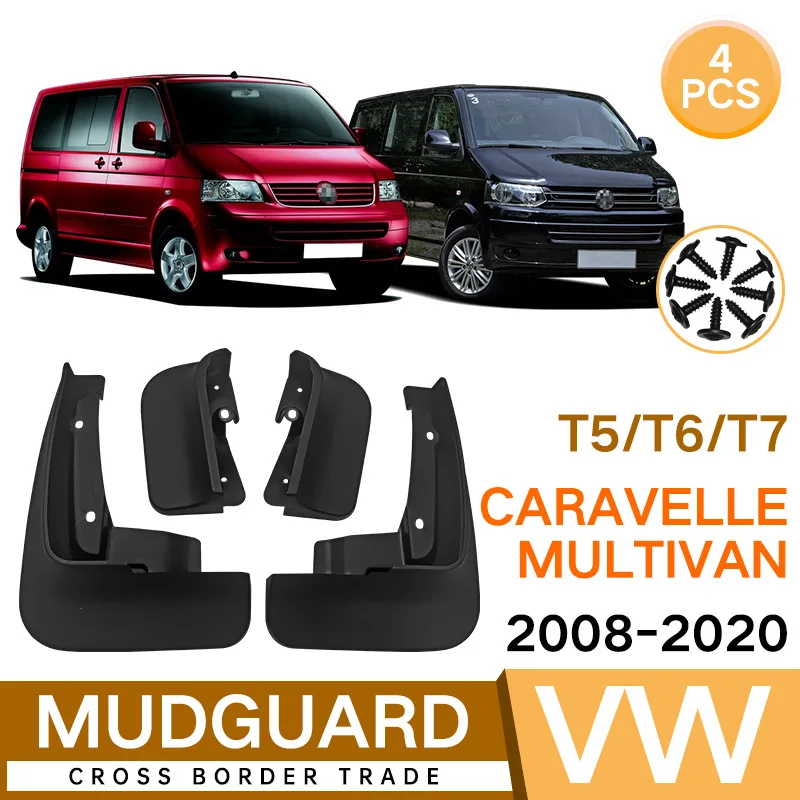 

Брызговики для Volkswagen VW Transporter Caravelle Multivan T5 T6 2008-2020, брызговики, аксессуары для автомобиля