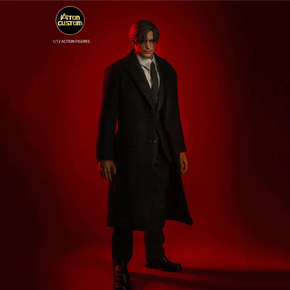

In Stock Atoncustom 1/12 Collectible Full Set Mini Bat Hero Melancholy After Wave Youngrich Bruce Wayne 6 Inches Action Figure