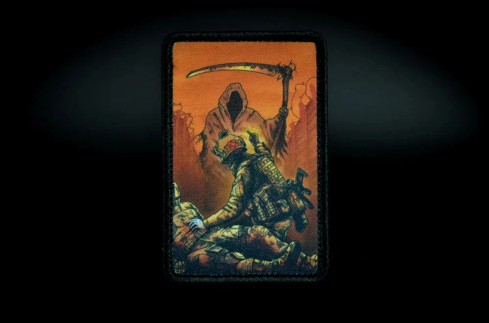 Description Picture 6 of item"not today" Morale tactics Patch Medical Hook&Loop Patch Military Aid Army Badge Armband Printed Tactical Backpack Stickers