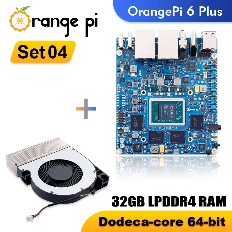 Orange Pi 6 Plus 32GB DDR5 Development Board CIX CD8180/CD8160 SoC