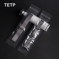 TETP 100Pcs Transparent Watch Band Packaging Bags With Hang Hole Accessories Necklace Storage Display Ziplock Plastic Bag 1