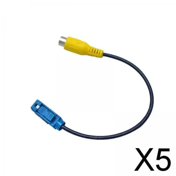 

5X RCA видеокабель адаптер для камеры заднего вида RCA AV в камере видео