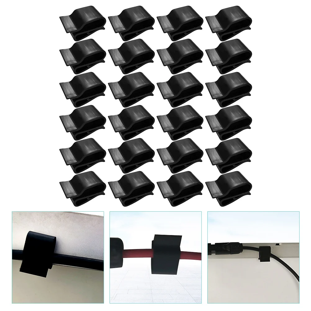 

30pcs Photovoltaic Cable Clips Solar Panel Cable Clips Compatible with MC 4 Connector