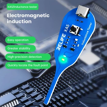 Tester per Induttori, Tester per Bobine di Schede Madri, Strumento di Localizzazione di Precisione a Induzione Elettromagnetica, Alimentato tramite USB, Strumento Rapido per la Risoluzione dei Problemi
