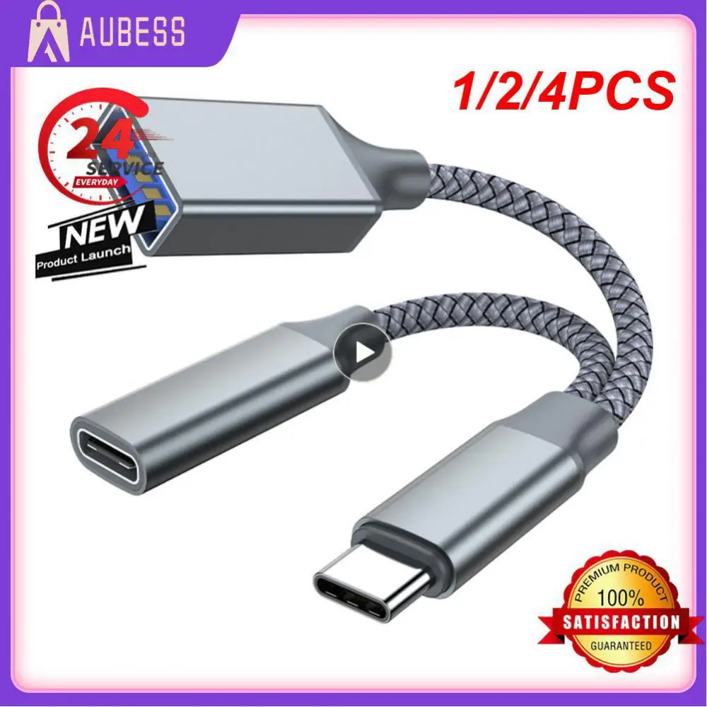 

1/2/4 шт. C OTG кабель адаптер для телефона 2 в 1 Тип C к USB A адаптер с PD зарядным портом для телефона ноутбука