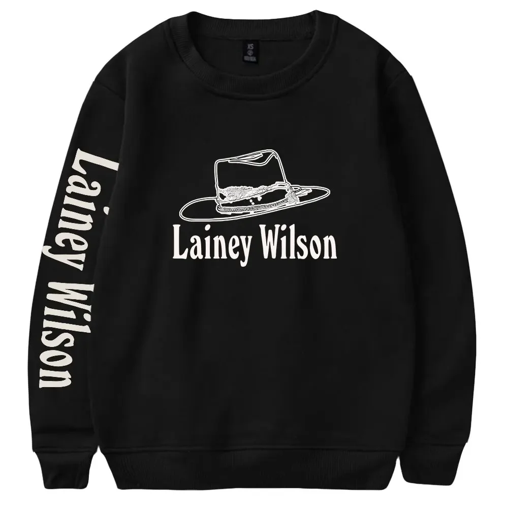 

Толстовка Lainey Wilson Merch с графическим принтом для женщин и мужчин, свитшот с круглым вырезом и длинным рукавом, повседневный Свободный пуловер, топы