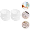 30 Pcs Plastic Ring Dream Catcher Accessories Tassel Garland Wrapping Circle White Hoops Floral 6