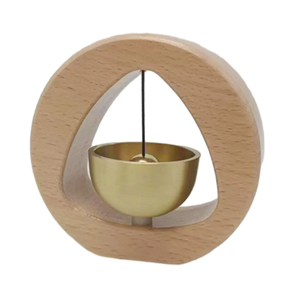 Wind Chime Doorbell Japanese Wooden Wind Chimes Entrance Doorbell Door Bell Wind Bell For Coffee Shops Home Opening Hanging Decorations