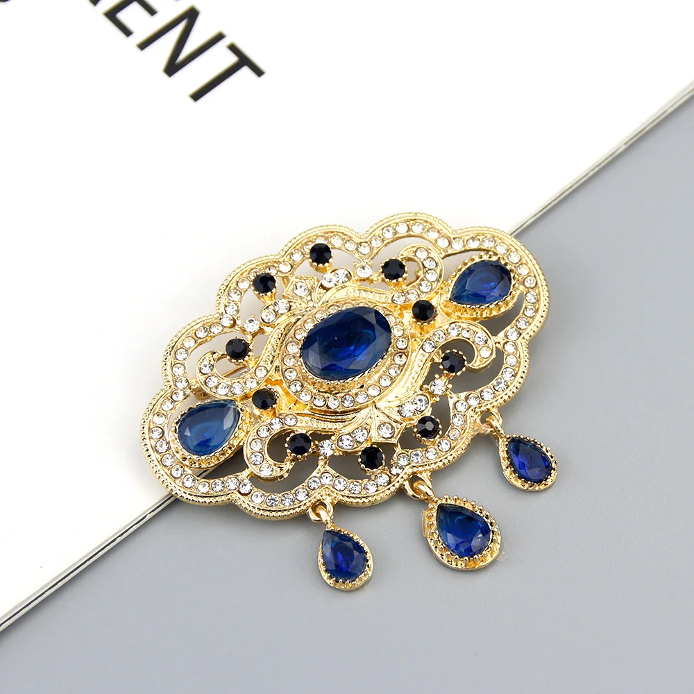 Broche Ancienne En Argent - Motifs Arabes - Bijou Vintage Occasion