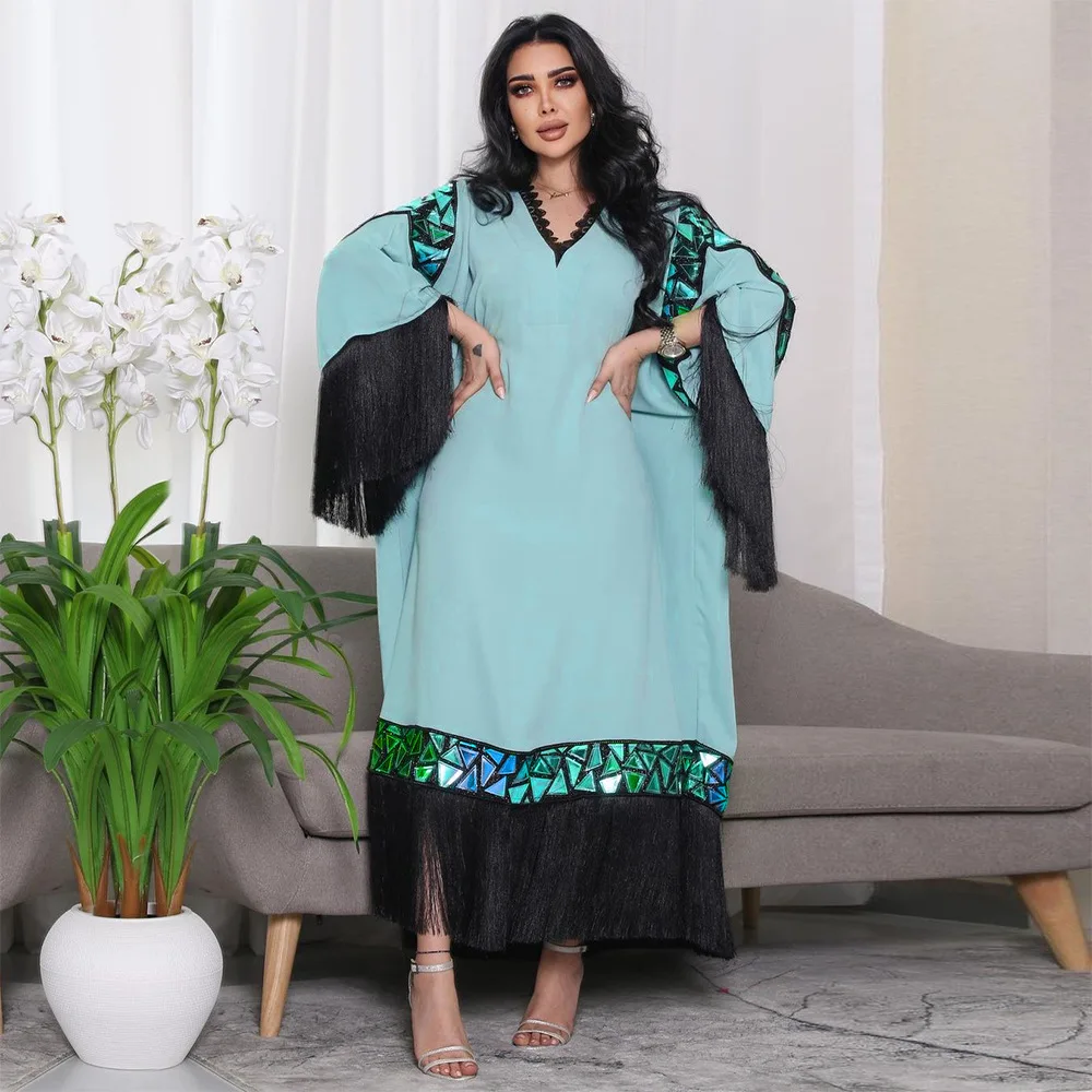 

Muslim Fashion Hijab Dubai Abaya Long Dresses Women Eid Ramadan Islam Clothing Abaya African Dresses For Women Musulman Djellaba