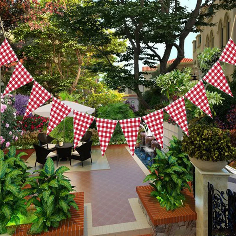 Banner Xadrez Yingnner - Pack 2, 60 Peças, 20 Metros, Decoração Festa