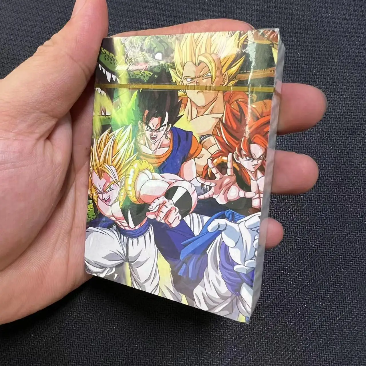 54Pcs Cards Anime Dragon Ball Z Poker Toy Cosplay Son Goku Board Game Cards Hardcover Collection Box 3