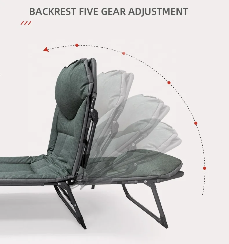Lounge Chair Bed For Beach Yard Pool Outdoor Pat Camp Furniture folding bed office chair bed 5
