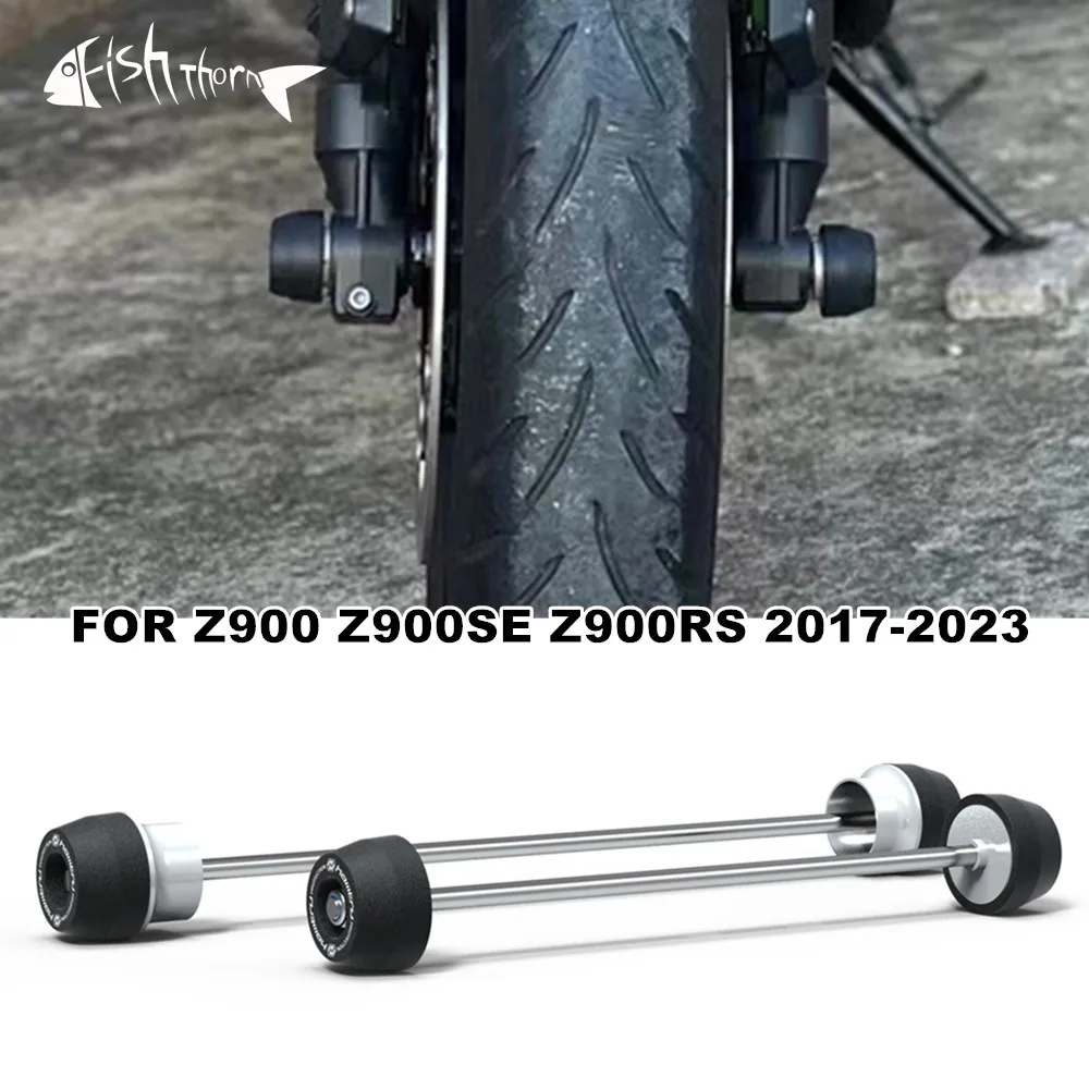 

Задняя передняя ось вилка противоударный слайдер Для Kawasaki Z900 Z900SE Z900RS 2017-2023 защита колеса мотоцикла