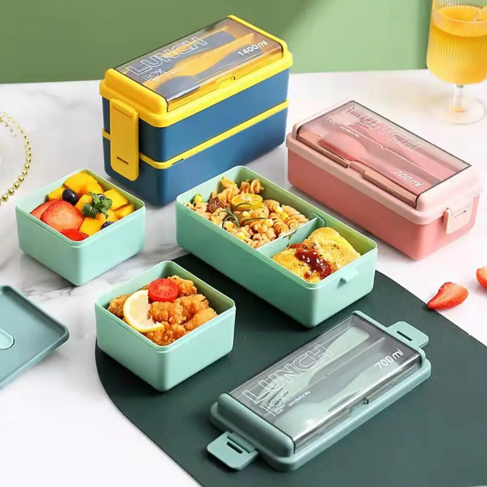 Hot Sale Lunch Box Double-Layer Bento Lunch Box Nordic Style Black Bento  Box with Tableware Adult Students with Lunch Box - China Lunch Box and  Double Bento Lunch Box price