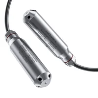 เครื่องส่งสัญญาณระดับน้ำ0-3.3V เซ็นเซอร์วัดระดับอุทกสถิต4-20mA 5ม. 50ม. 100ม. 300ม. DC24V ถังน้ำของเหลวทรานสดิวเซอร์ 6