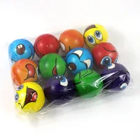 12pcs Anti Stress Ball Relief Grimace Smiley Laugh Face Pinch Kids Stress Relief Decompression Pinching Hide And Seek Toys Gift 2