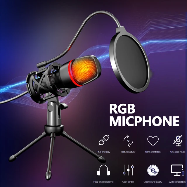 RGB 콘덴서 마이크: 전문가급 녹음을 위한 완벽한 선택