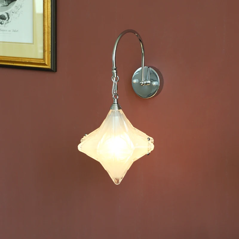 Retro Glass Star LED Wall Lamp 3