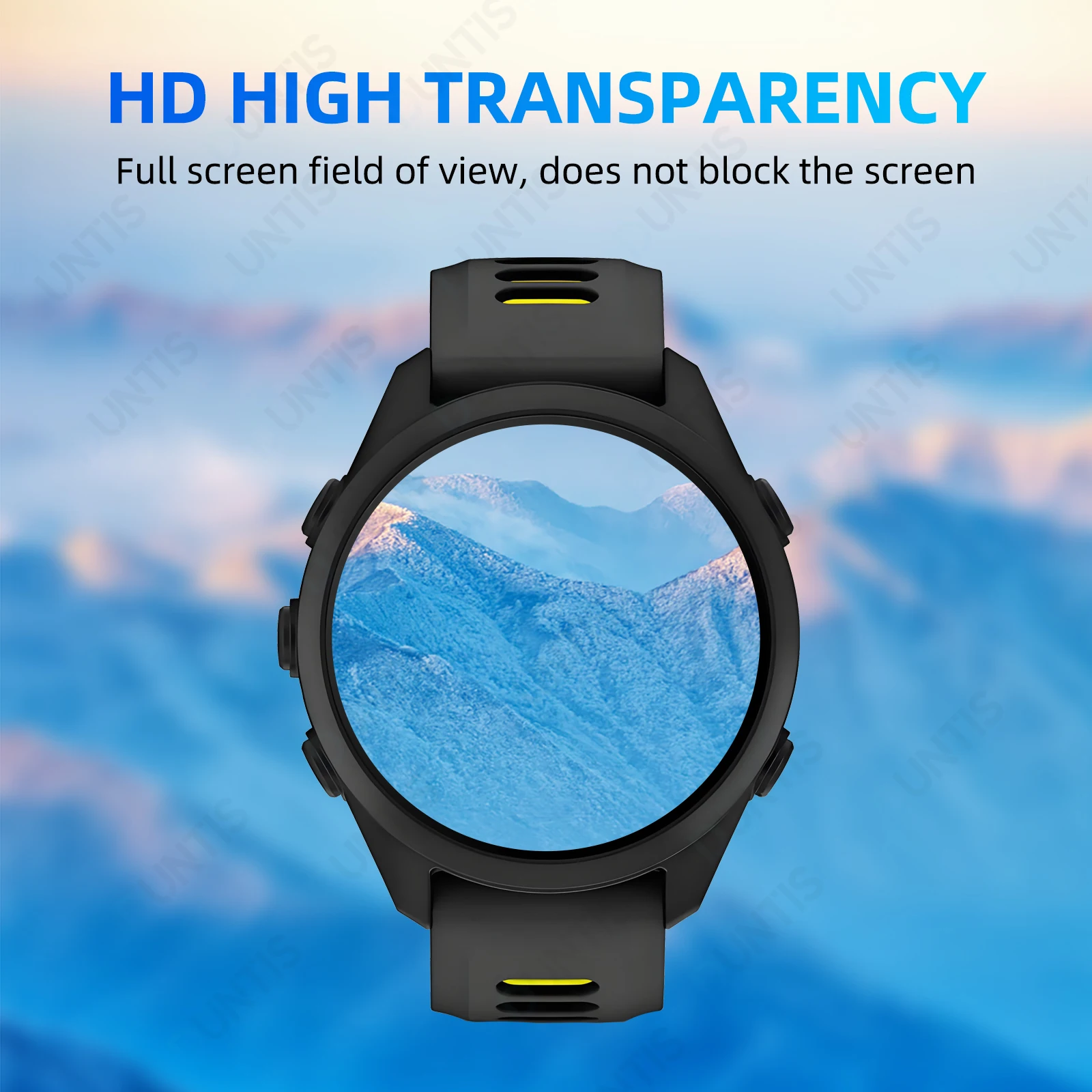 Garmin Forerunner 70/170용 3D 화면 보호기 유연한 하이드로겔 HD 투명 풀 커버리지 보호 필름 액세서리(유리가 아님)