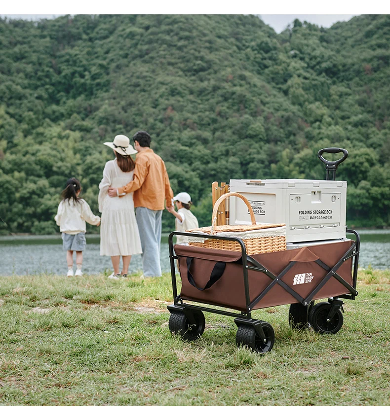 Kaufe Outdoor-Camping-Picknick-Aufbewahrungsbox, faltbare Auto