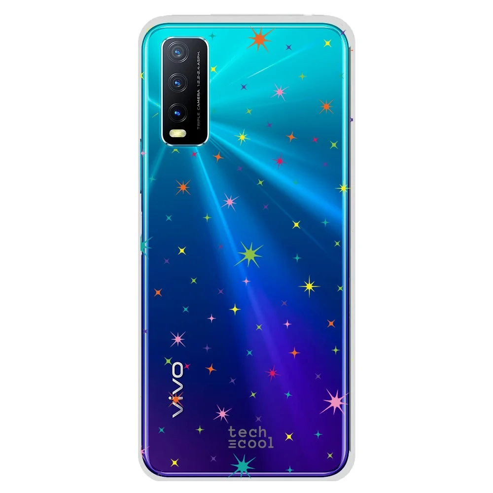 FunnyTech®Alive silicone case Y20s / Y20 Y20i Y11s l stars transparent | Мобильные телефоны и аксессуары