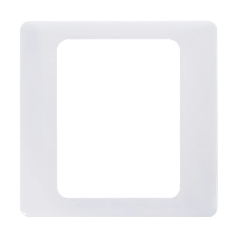 C6UC Electric Wall Socket Blank Cover Panel Whiteboard ABS Outlet Plate Bezel