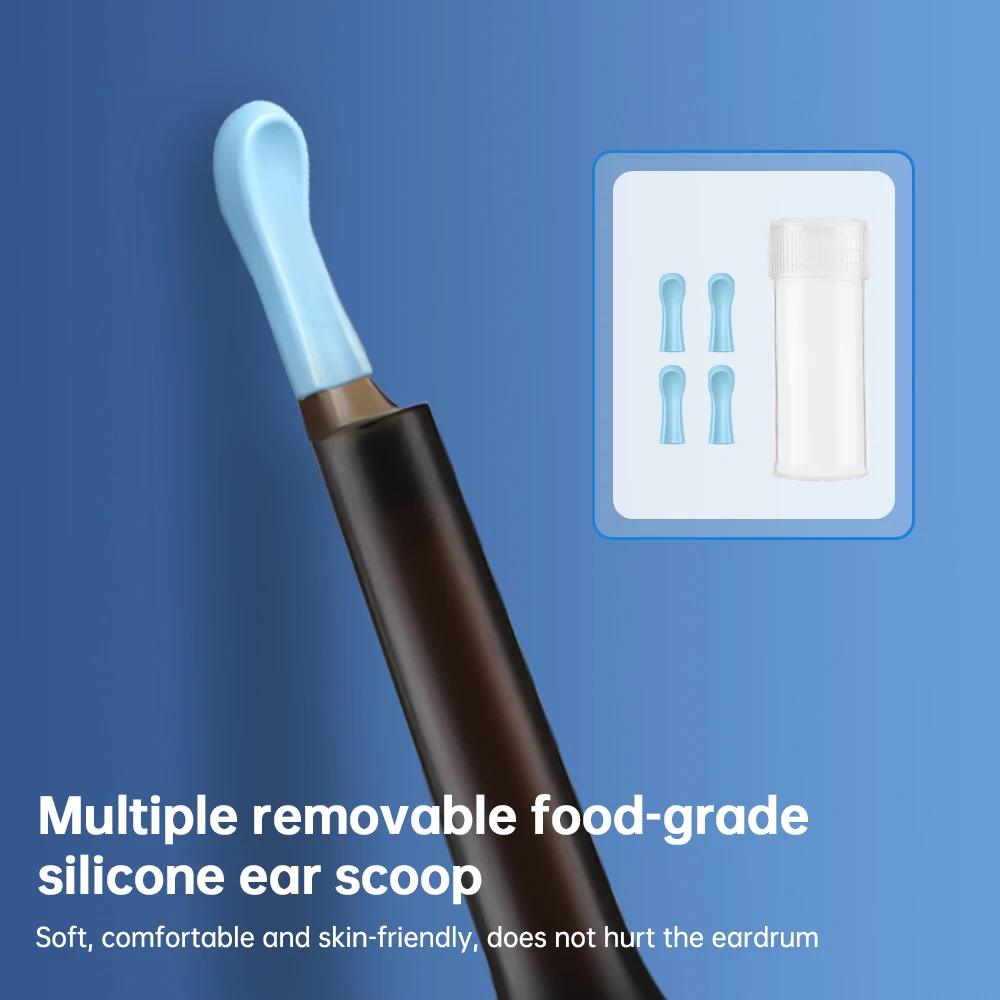 Smart Visual Ear Wax Cleaner For Baby Adult 30W HD Camera Earwax Removal Endoscope Ear Cleaning Tools Ear Spoon 6 LED Light