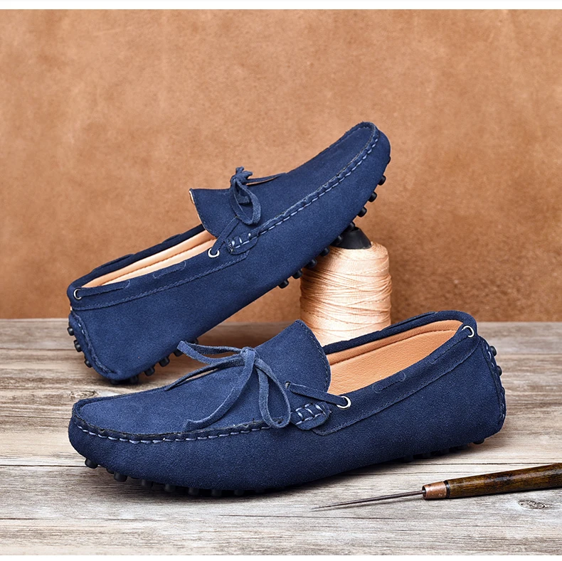 Casual Men's Shoes Breathable Loafers Moccasins Slip on Flats