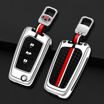 Zinc Alloy Car Key Case Cover Shell Fob For Toyota Auris Corolla Avensis Verso Yaris Aygo Scion TC IM Camry RAV4 Forturner Hilux