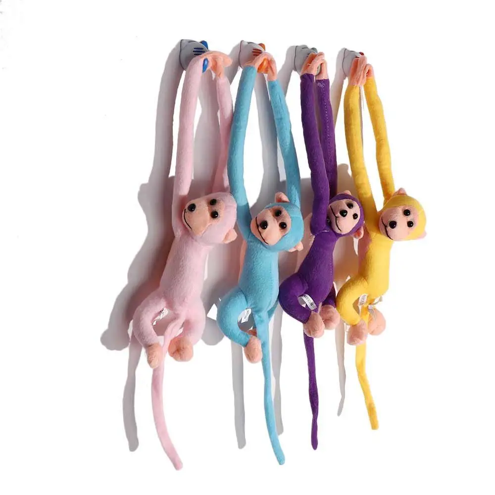 Dolls For Kid Stuffed Doll Anti-Collision Monkey Stuffed Doll Long Arm Monkey Plush Toys Banana Monkey Doll Monkey Plush Toy