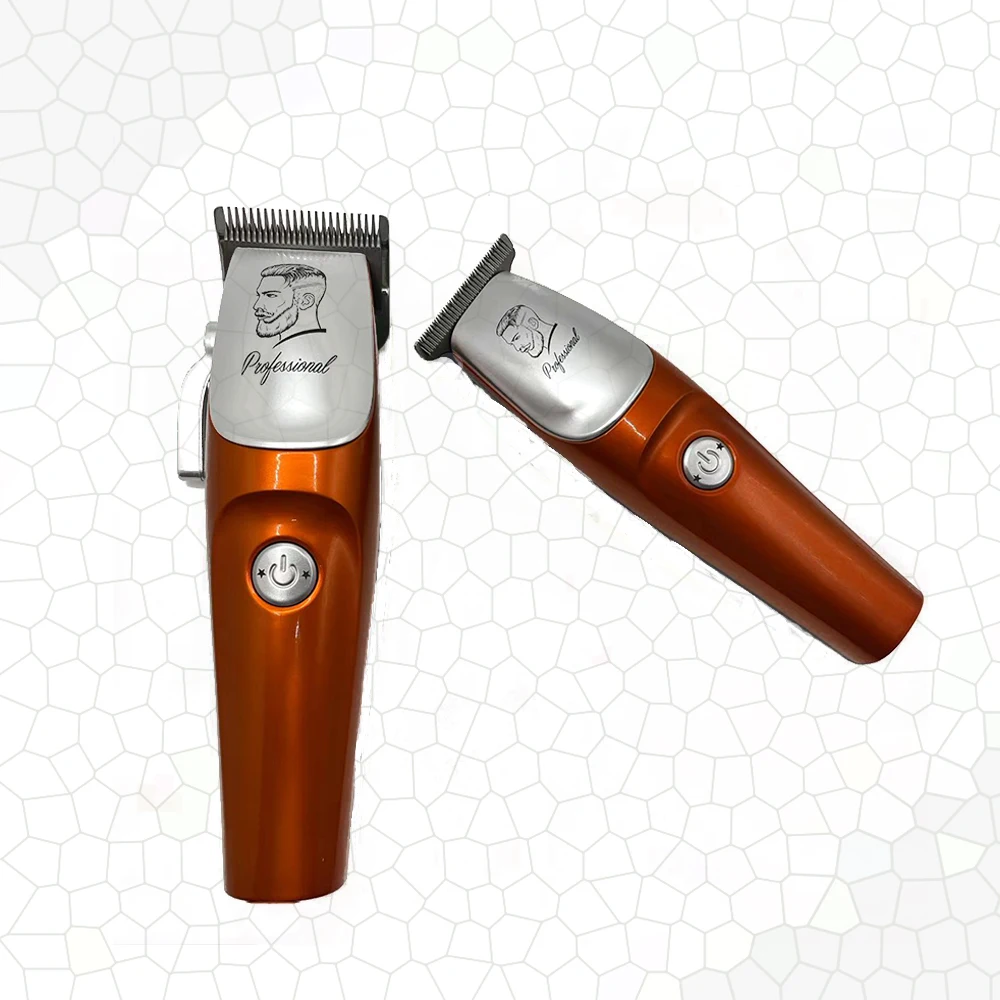 2024 New 6500RPM Men's Professional Vintage Hair Clipper Hair Salon Trimmer Child-Mother Machine Set Ceramic Blade Low Noise