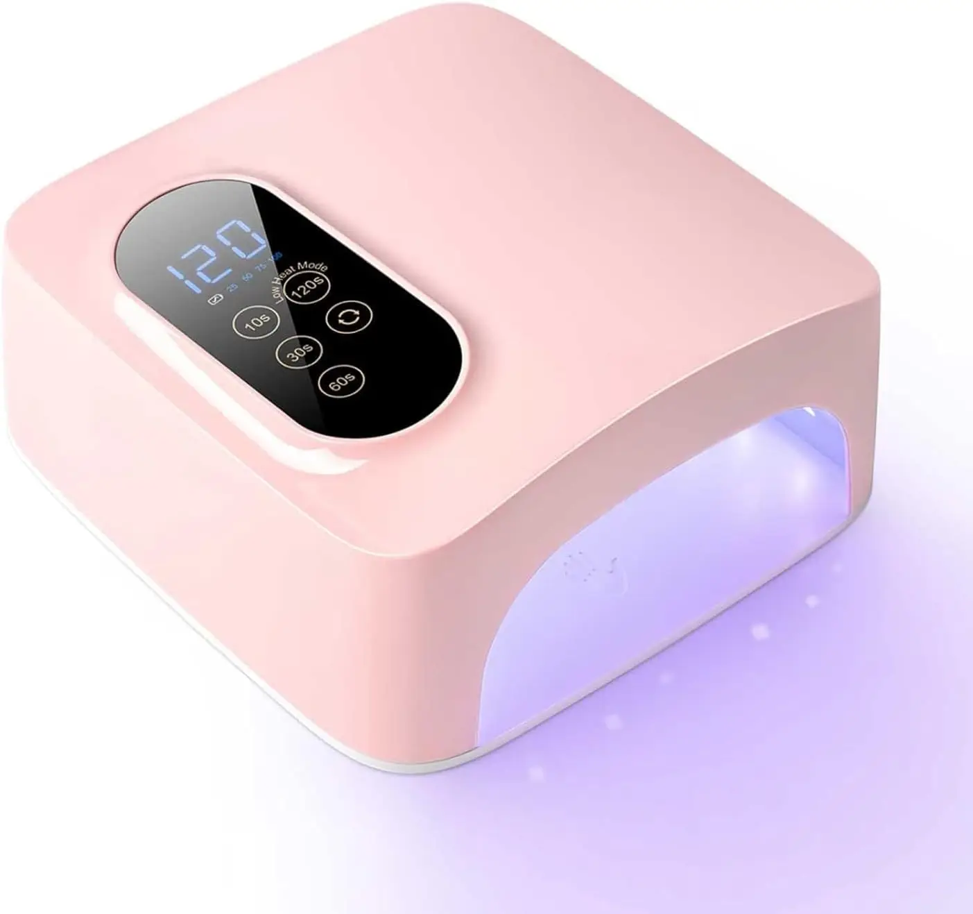 

Cordless UV LED Nail Lamp for Professional Nails Curing Dryer Lamps Rechargable LCD Display for Manicure Gel Polish Drying Light