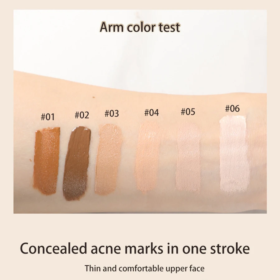 Liquid concealer Waterproof concealer Makeup concealer Face concealer Concealer foundation cream Flawless Concealer and contour Liquid Long lasting Non cakey Non transfer Waterproof formula For foundation