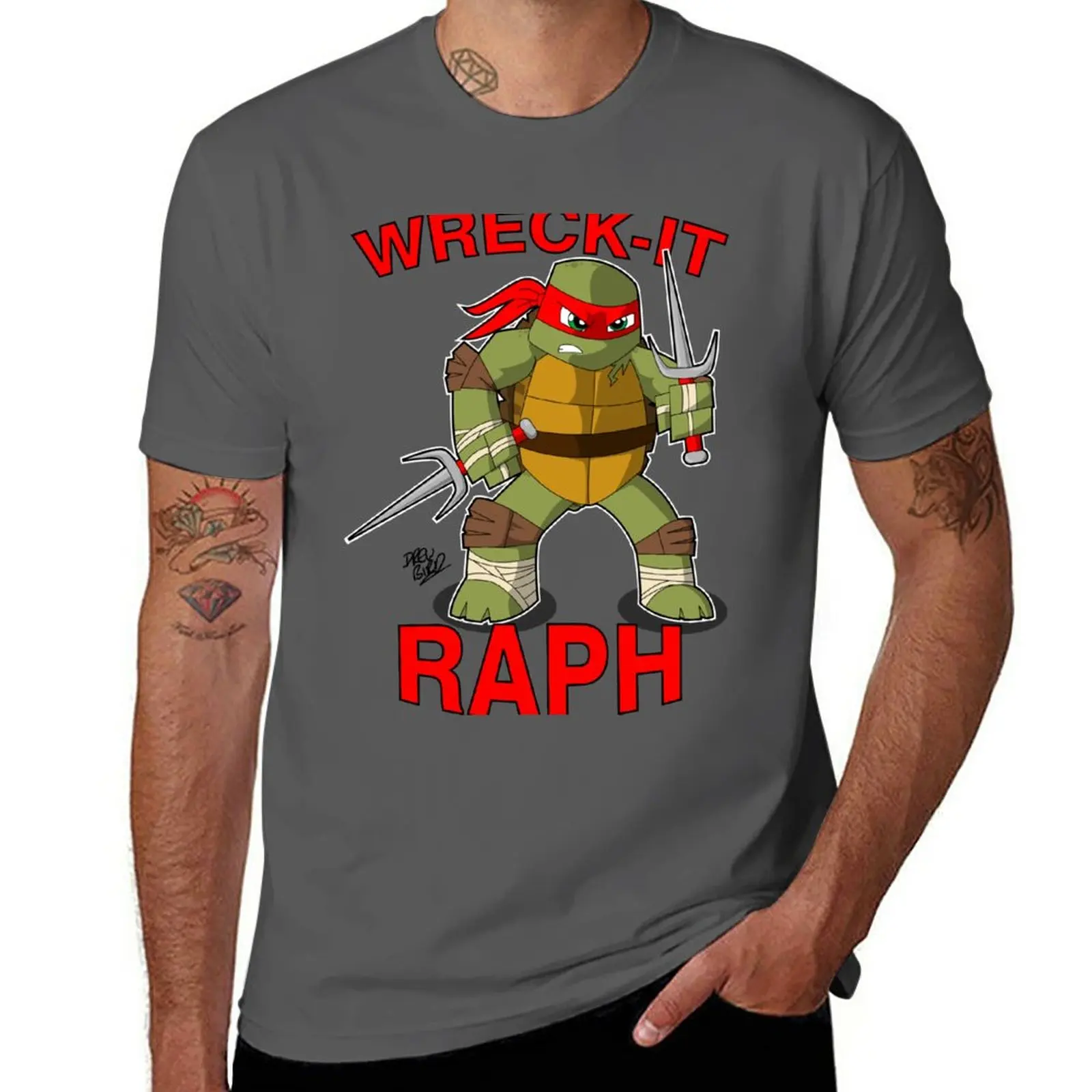

New Wreck-It Raph T-Shirt sublime t shirt vintage clothes black t shirts Aesthetic clothing t shirts men