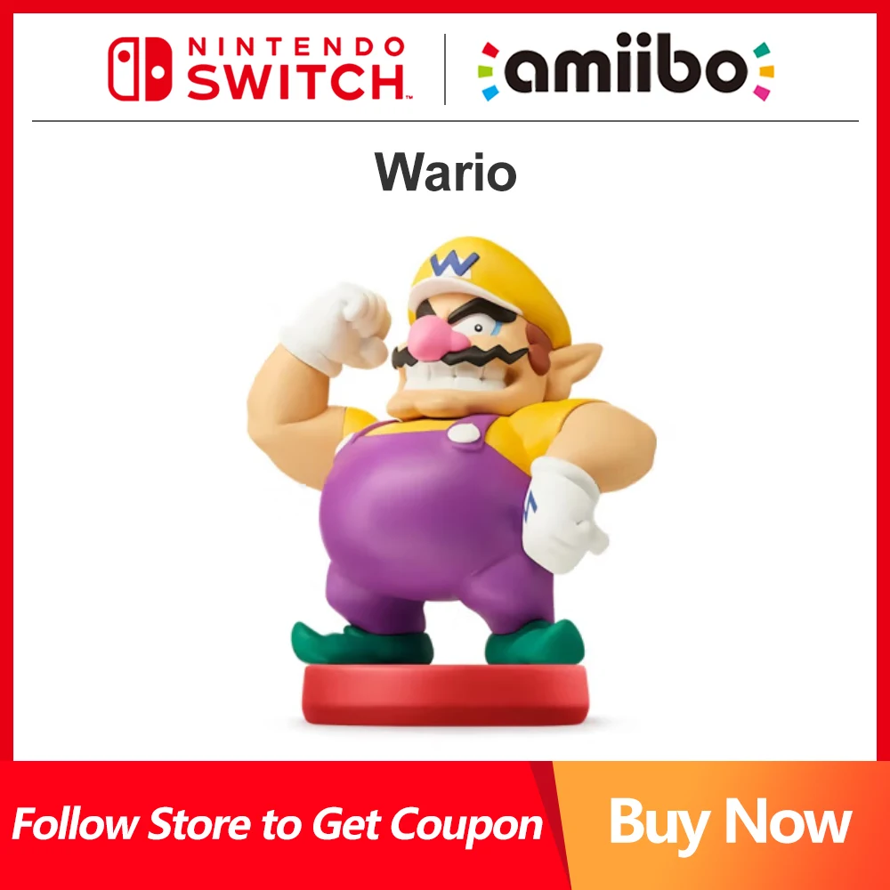 Nintendo Switch Amiibo Wario Per Nintendo Switch E Nintendo Switch Oled Game Interaction Model Super Mario Party Series