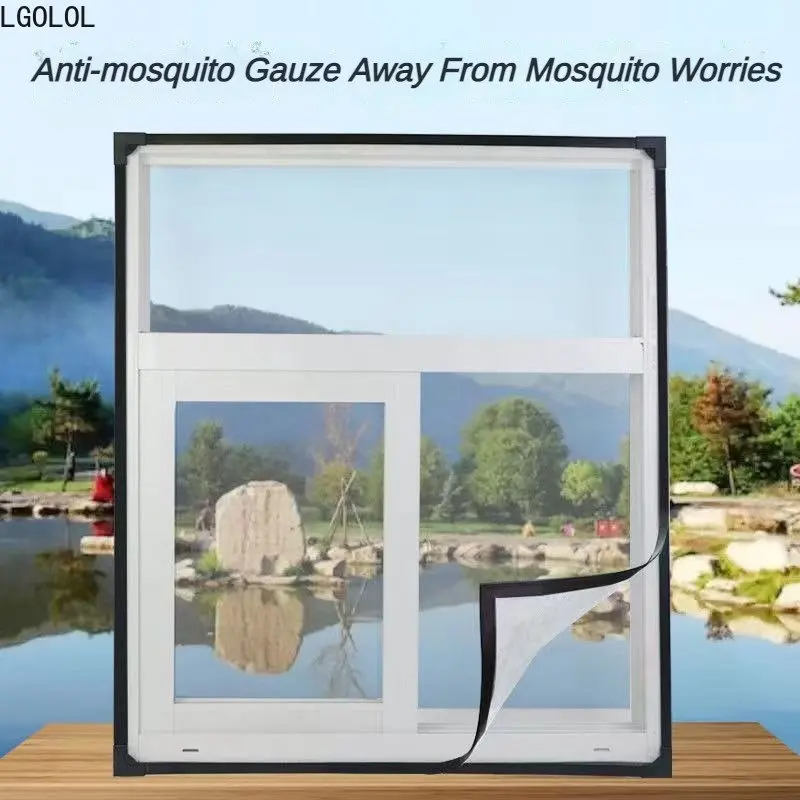 

Magnetic Suction Anti-mosquito Screen Window Self-installed Household Invisible Self-adhesive Magnetic Magnet Simple punch-free