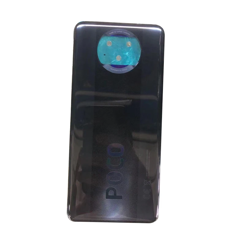Phone Back Cover For Xiaomi Poco X3 Pro Battery Cover Back Glass Panel Rear Housing NFC Housing