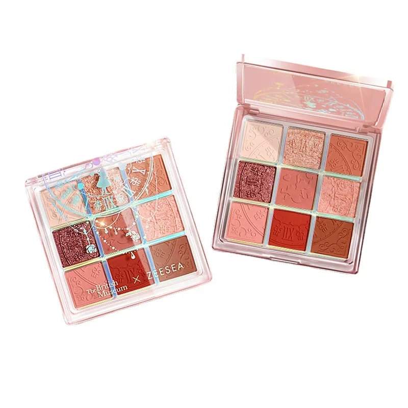 

Yy Alice 9 Color Super Hot Eye Shadow Plate Cheap Student Glitter Earth Color