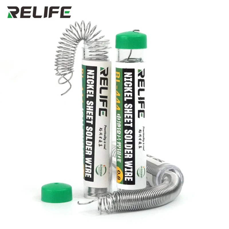 

RELIFE RL-444 Soldering Wire for Phone Battery Metal Board Repair No Need Spot Welding Machine