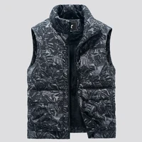 Vêtements multi-poches pour hommes, vestes d'hiver, manteau sans manches, mode grande taille 6XL, gilet chaud en polaire pour hommes 2