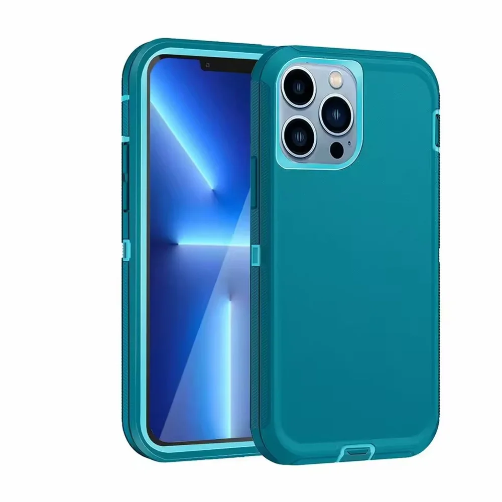 Triple Protection Heavy Duty Shockproof Phone Case - Original Hybrid Armor Cover