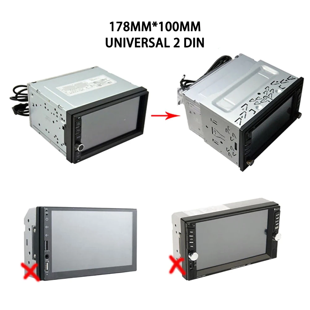    ̽  2 ݼ  öƽ DIN ڵ  DVD ÷̾   ÷Ʈ,   