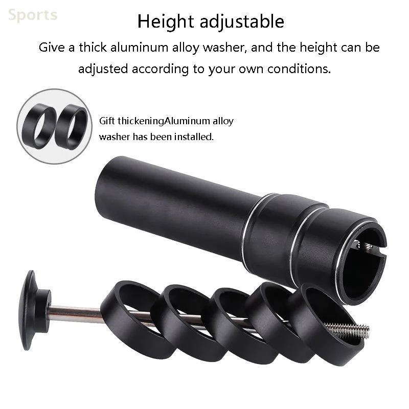 1PC Bike Stem Fork Bicycle Handlebar Extension Riser Rise Up Bicycle Adapter Durable Power Mountain Cycling Part