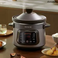 Stew pot - Electric. Household. Soup pot/casserole. Purple sand/ceramic. Plug-in. Automatic. Porridge products. 1