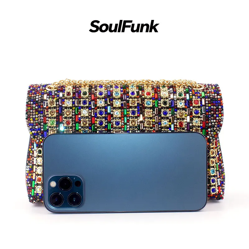 Glitter Bling,Shiny Glamorous,Elegant Glitter/Bling Stylish Luxury Lightweight, Rhinestone Decorated Fashion Evening Bag Dinner
