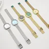 Simple Fashion Oval Bamboo Strap Women's Quartz Watch 6