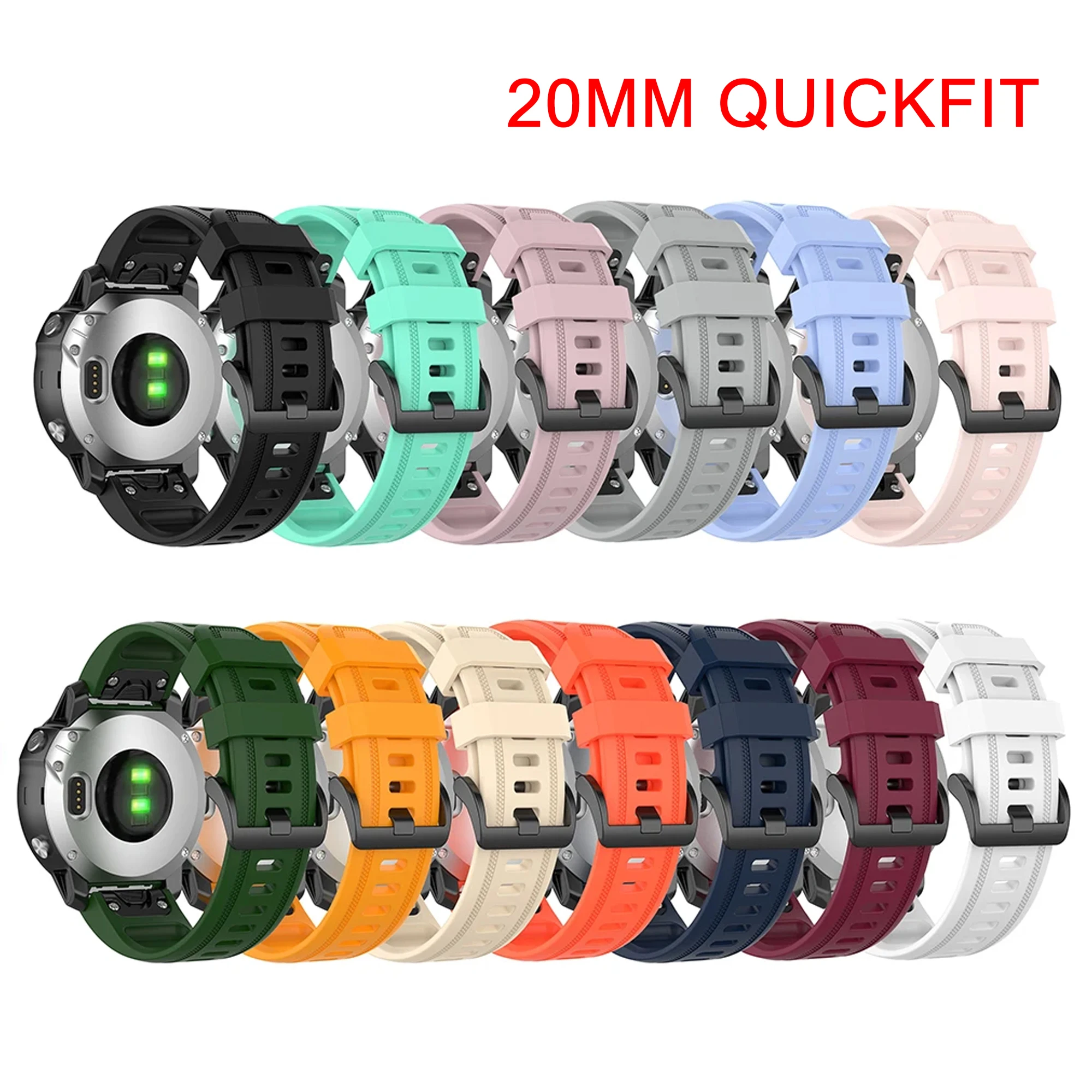 Versatile QuickFit Smart Watch Strap - Durable, Multi-Size Replacement Band
